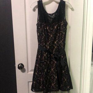 Betsy & Adamblack lace dress gently used size 16